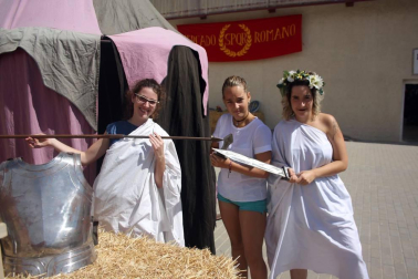 El sábado 10 de septiembre, Liédena dio un salto en el tiempo para regresar a la época en la que esta localidad era una floreciente villa romana. Tanto los vecinos -muchos de ellos ataviados con túnicas o trajes de gladiadores- como los visitantes disfrutaron de actividades como mercados de artesanía, visitas teatralizadas, exposiciones, talleres infantiles o una cena romana.