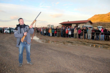 Imágenes de la entradas de las ovejas a las Bardenas Reales en un homenaje a trashumancia.