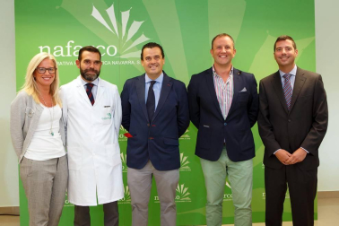 Nafarco, cooperativa farmacéutica líder en distribución en Navarra, ha celebrado la
quinta edición de Expofarma. 30 laboratorios de parafarmacia de las principales marcas del mercado aportaron su experiencia a los profesionales del sector que se acercaron a las instalaciones de Nafarco, en Noáin, el pasado 30 de septiembre.