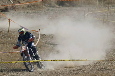 Prueba de motociclismo dentro de los Seis días de Enduro en Navarra.