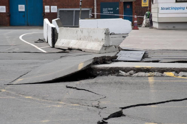Imágenes de las consecuencias del terremoto que el 13 de noviembre sacudió Nueva Zelanda.