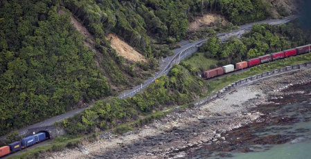 Imágenes de las consecuencias del terremoto que el 13 de noviembre sacudió Nueva Zelanda.