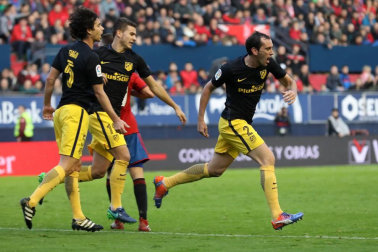 Imágenes del partido disputado este domingo en El Sadar.