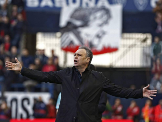 Imágenes del partido disputado este domingo en El Sadar.