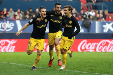 Imágenes del partido disputado este domingo en El Sadar.