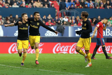Imágenes del partido disputado este domingo en El Sadar.