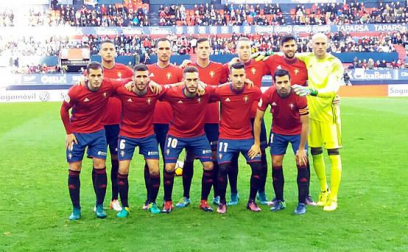 Imágenes del partido disputado este domingo en El Sadar.