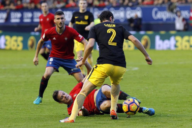 Imágenes del partido disputado en El Sadar entre Osasuna y Atlético de Madrid