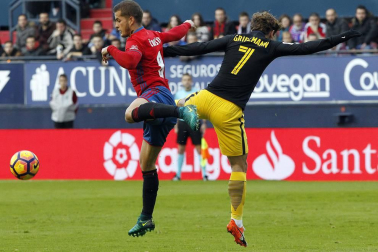 Imágenes del partido disputado en El Sadar entre Osasuna y Atlético de Madrid