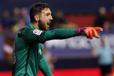 Imágenes del partido disputado en El Sadar entre Osasuna y Atlético de Madrid