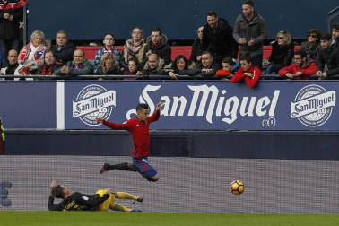 Imágenes del partido disputado en El Sadar entre Osasuna y Atlético de Madrid