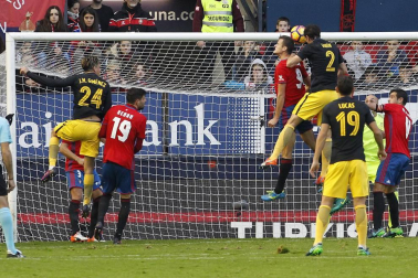 Imágenes del partido disputado en El Sadar entre Osasuna y Atlético de Madrid