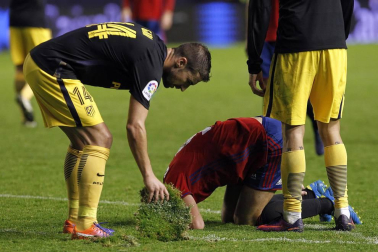 Imágenes del partido disputado en El Sadar entre Osasuna y Atlético de Madrid