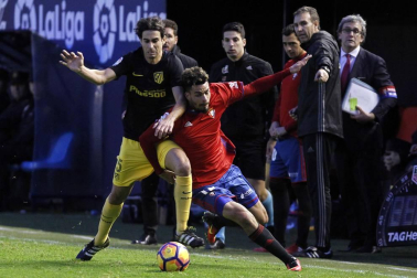 Imágenes del partido disputado en El Sadar entre Osasuna y Atlético de Madrid