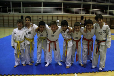 El sábado 17 de diciembre la Federación Navarra de Taekwondo organizó, en el Pabellón Arrosadia, su Tradicional Festival Infantil Solidario. Los nuevos alumnos de este deporte (de 5 a 13 años) mostraron sus conocimientos a familiares y amigos, además de colaborar con el Banco de Alimentos de Navarra. Con una grada que mostraba un magnífico aspecto, en torno a 800 personas disfrutaron con las evoluciones de más de 200 niños pertenecientes a los clubes Ardoi, Berrioplano, Mendialdea, Gares, Rochapea, Bargagain, Ave maría, Amaya, Menditxiki, Tenis Pamplona y Hwarang.