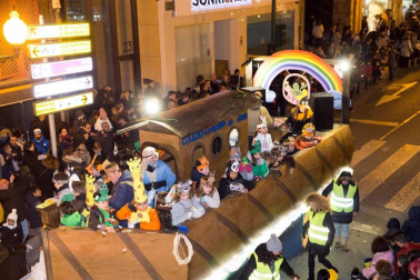 Melchor, Gaspar y Baltasar han llenado de ilusión las calles de Tudela