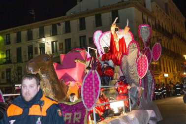 Melchor, Gaspar y Baltasar han llenado de ilusión las calles de Tudela