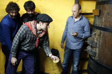 El conocido como Txotx se celebró el viernes en la sidrería Martitxonea de Aldatz