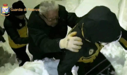 Tragedia en el hotel de Los Abruzzosen los Apeninos