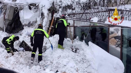 Tragedia en el hotel de Los Abruzzosen los Apeninos