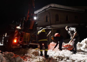 Tragedia en el hotel de Los Abruzzosen los Apeninos