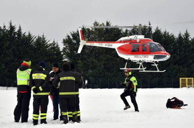 Tragedia en el hotel de Los Abruzzosen los Apeninos