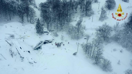 Tragedia en el hotel de Los Abruzzosen los Apeninos