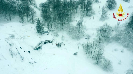 Tragedia en el hotel de Los Abruzzosen los Apeninos