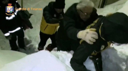 Tragedia en el hotel de Los Abruzzosen los Apeninos