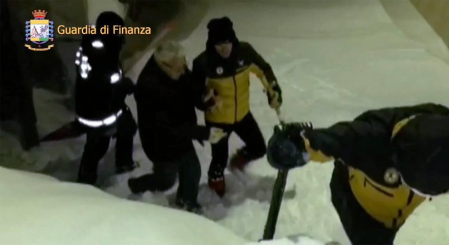Tragedia en el hotel de Los Abruzzosen los Apeninos