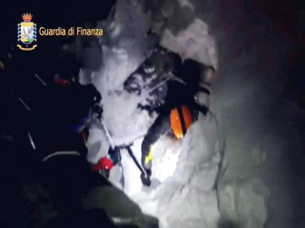 Tragedia en el hotel de Los Abruzzosen los Apeninos