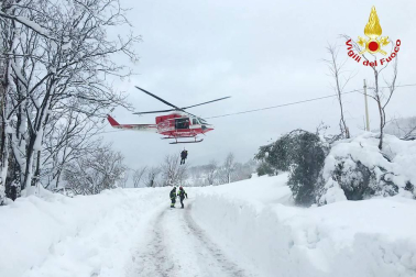 Tragedia en el hotel de Los Abruzzosen los Apeninos
