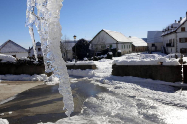 Las localidades navarras alcanzaron los 11 grados bajo cero el pasado jueves.