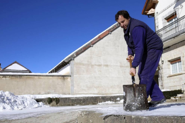 Las localidades navarras alcanzaron los 11 grados bajo cero el pasado jueves.