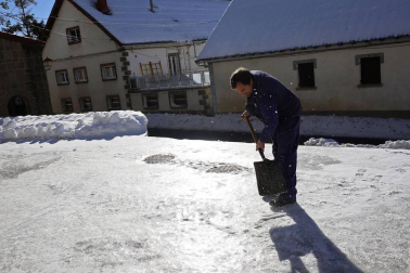 Las localidades navarras alcanzaron los 11 grados bajo cero el pasado jueves.