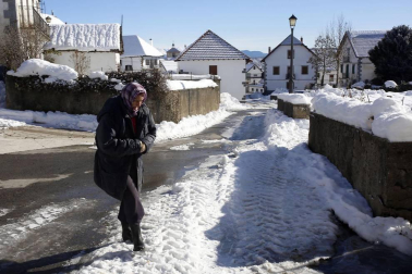Las localidades navarras alcanzaron los 11 grados bajo cero el pasado jueves.