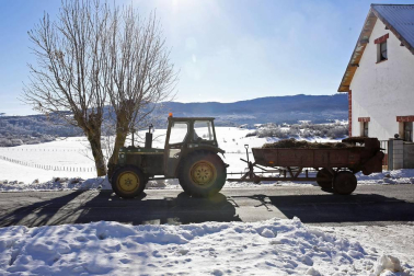 Las localidades navarras alcanzaron los 11 grados bajo cero el pasado jueves.