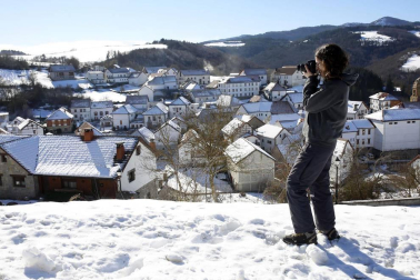 Las localidades navarras alcanzaron los 11 grados bajo cero el pasado jueves.