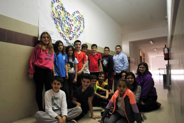 Escolares del colegio de Funes.