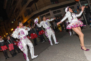 Imágenes del primer desfile de carnaval de Tudela.