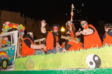 Imágenes del primer desfile de carnaval de Tudela.