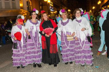 Imágenes del primer desfile de carnaval de Tudela.