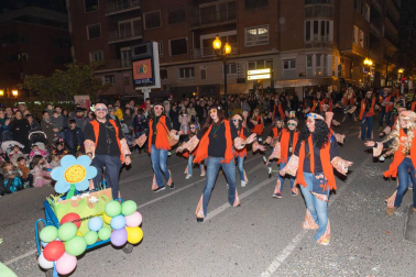 Imágenes del primer desfile de carnaval de Tudela.