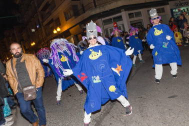 Imágenes del primer desfile de carnaval de Tudela.