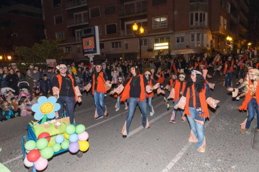 Imágenes del primer desfile de carnaval de Tudela.