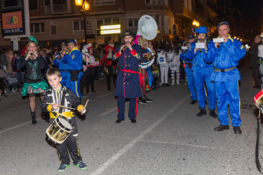 Imágenes del primer desfile de carnaval de Tudela.