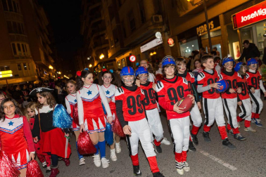 Imágenes del primer desfile de carnaval de Tudela.