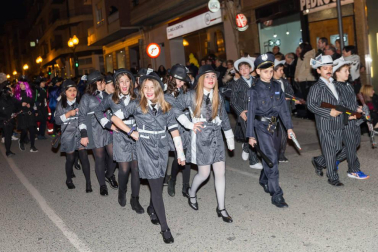 Imágenes del primer desfile de carnaval de Tudela.