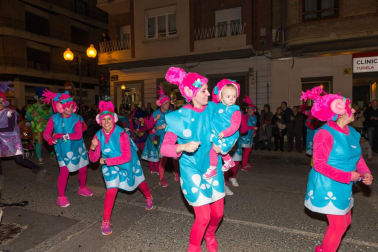Imágenes del primer desfile de carnaval de Tudela.