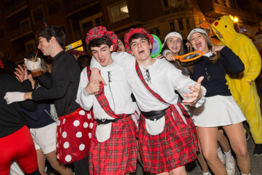 Imágenes del primer desfile de carnaval de Tudela.